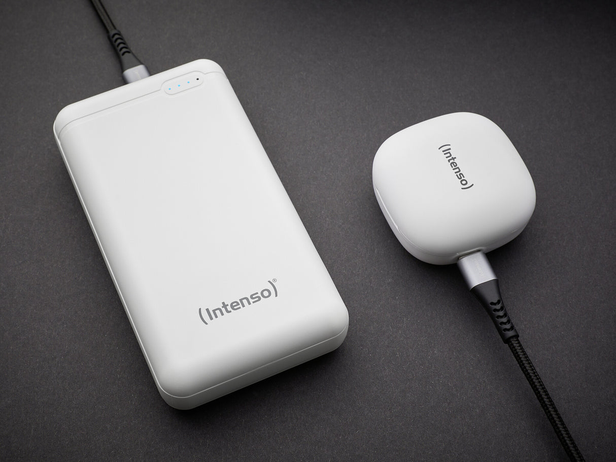 Intenso XS20000 Powerbank Zusatzakku LiPo 20000 mAh 7313552 Lithium polymer (LiPo) Hvid