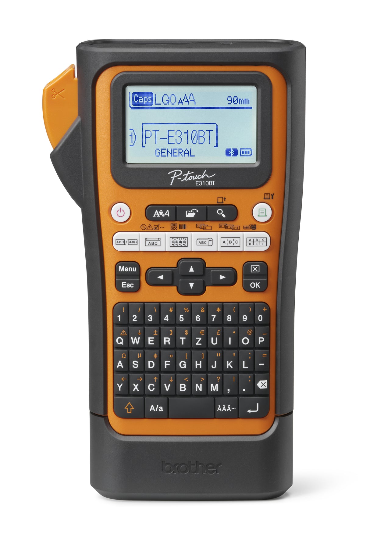 Brother PT-E310BTVP etiketprinter Termisk overførsel 180 x 180 dpi 20 mm/sek. Kabel & trådløs HSE/TZe Bluetooth QWERTY