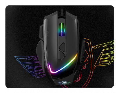 Spirit of Gamer PRO-M3 RGB mus Spil Højre hånd USB Type-A Optisk 7200 dpi
