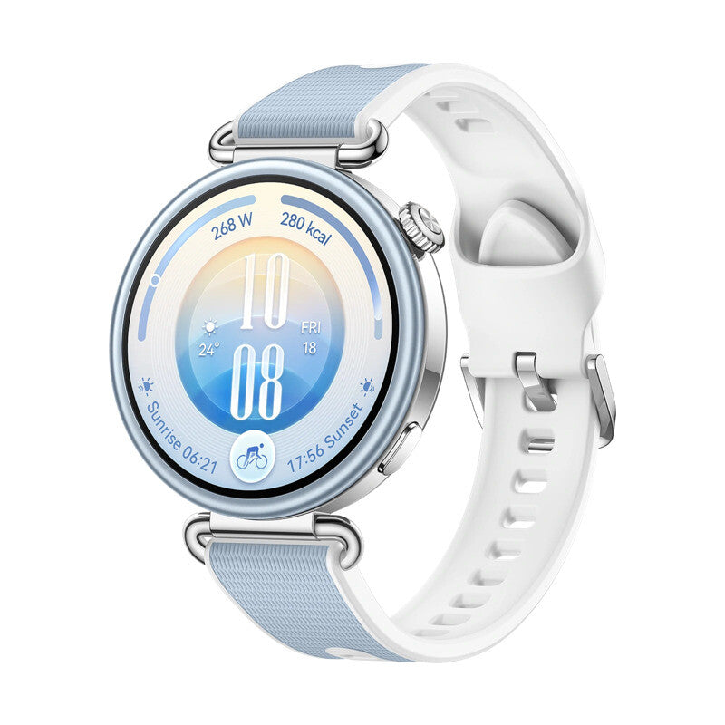 Huawei WATCH GT 7 41mm 3.35 cm (1.32") AMOLED Digital 466 x 466 pixels Touchscreen Blue, Silver Wi-Fi GPS (satellite)