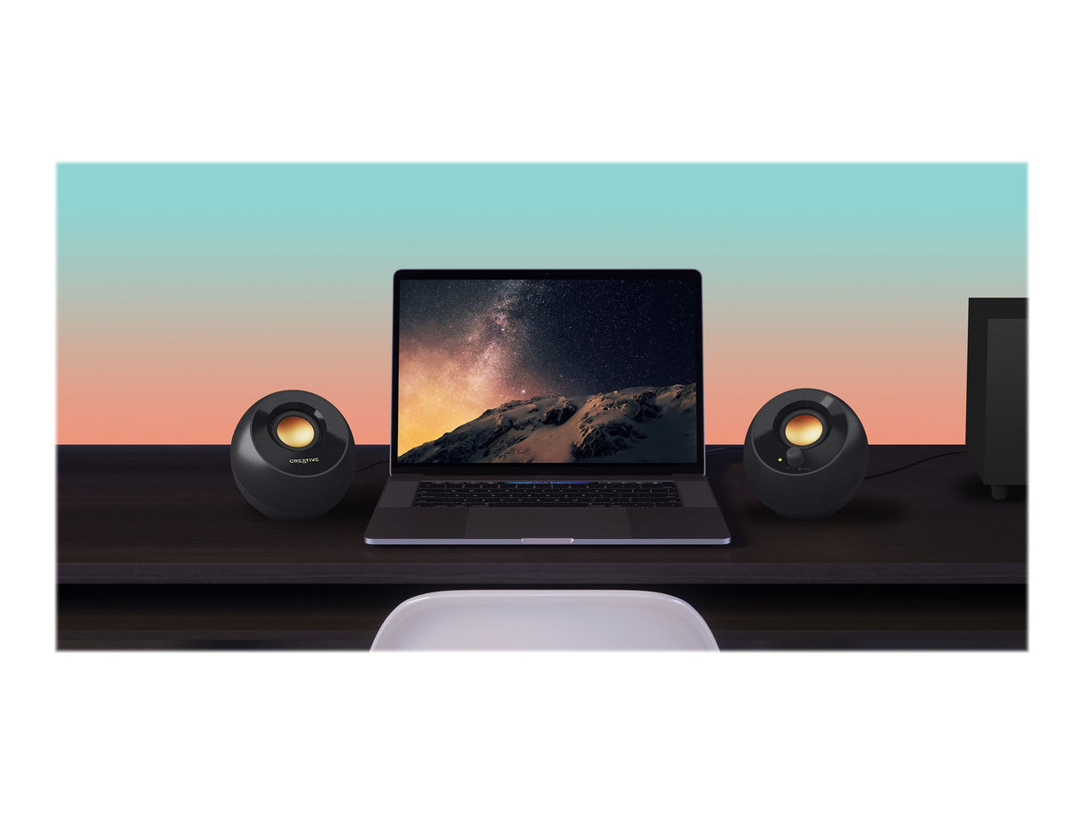 Creative Pebble Plus 2.1-kanal Højttalersystem Sort