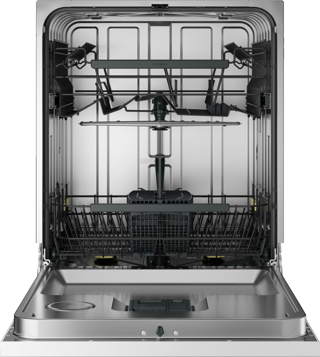 Asko DBI4348IB.W integreret opvaskemaskine med hvid front med 8 Steel konstruktion, samt et fleksibelt kurvesystem. Med en af markedets største lasthøjde (58 cm) er der god plads til mange forskellige typer opvask og køkkenudstyr.