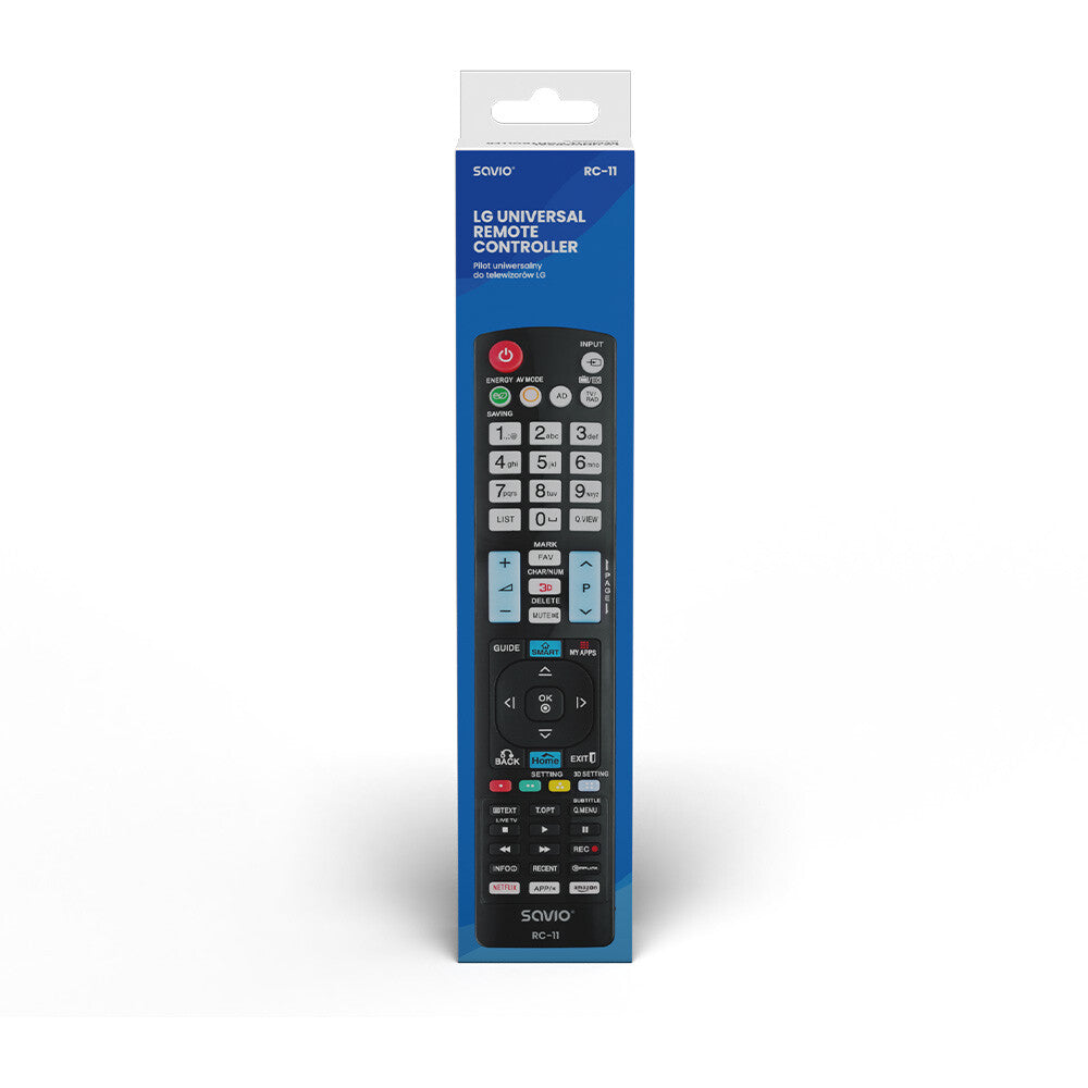 Savio RC-11 fjernbetjening IR trådløs TV Tryk på knapper