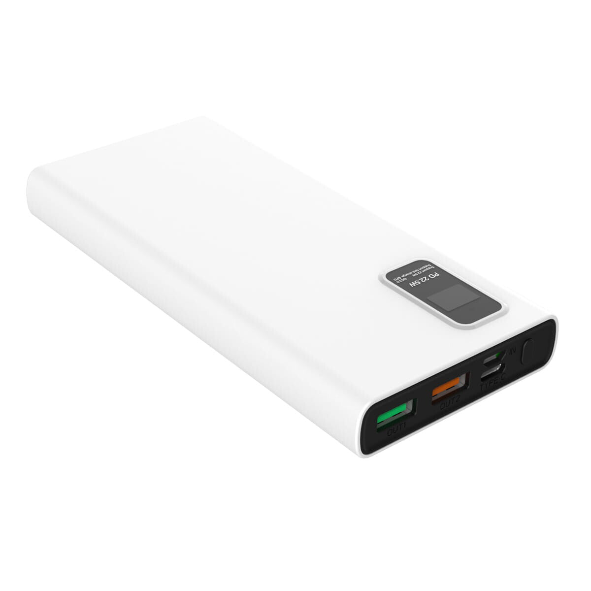 Platinet PMPB10WQC726W powerbank Lithium polymer (LiPo) 10000 mAh Hvid