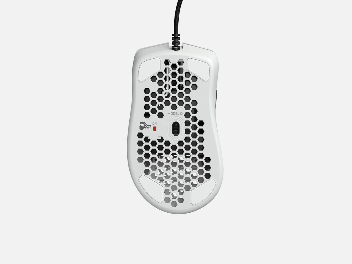 Glorious Gaming Model D- Optisk Kablet Hvid