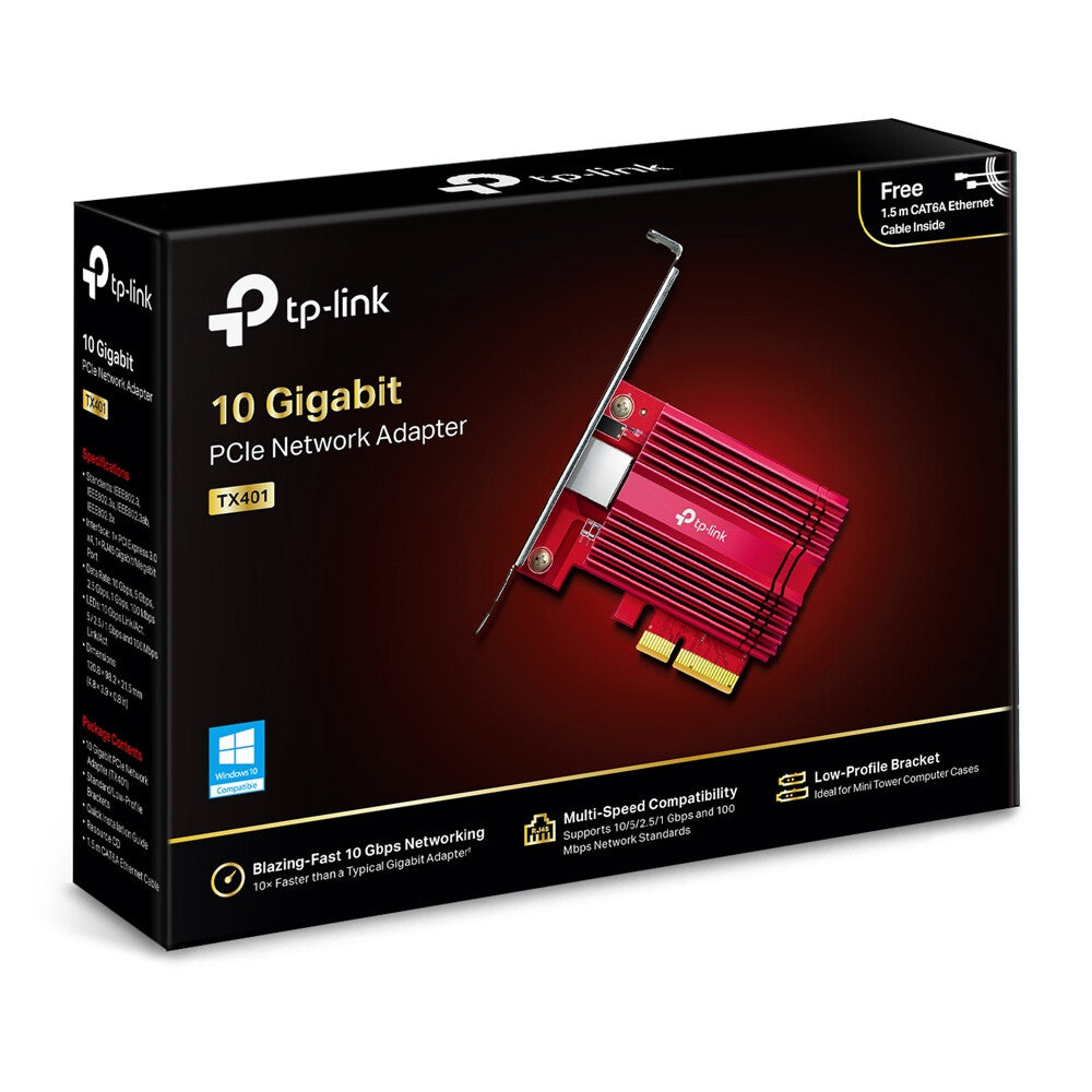 TP-Link TX401 netværkskort Intern Ethernet 10000 Mbit/s