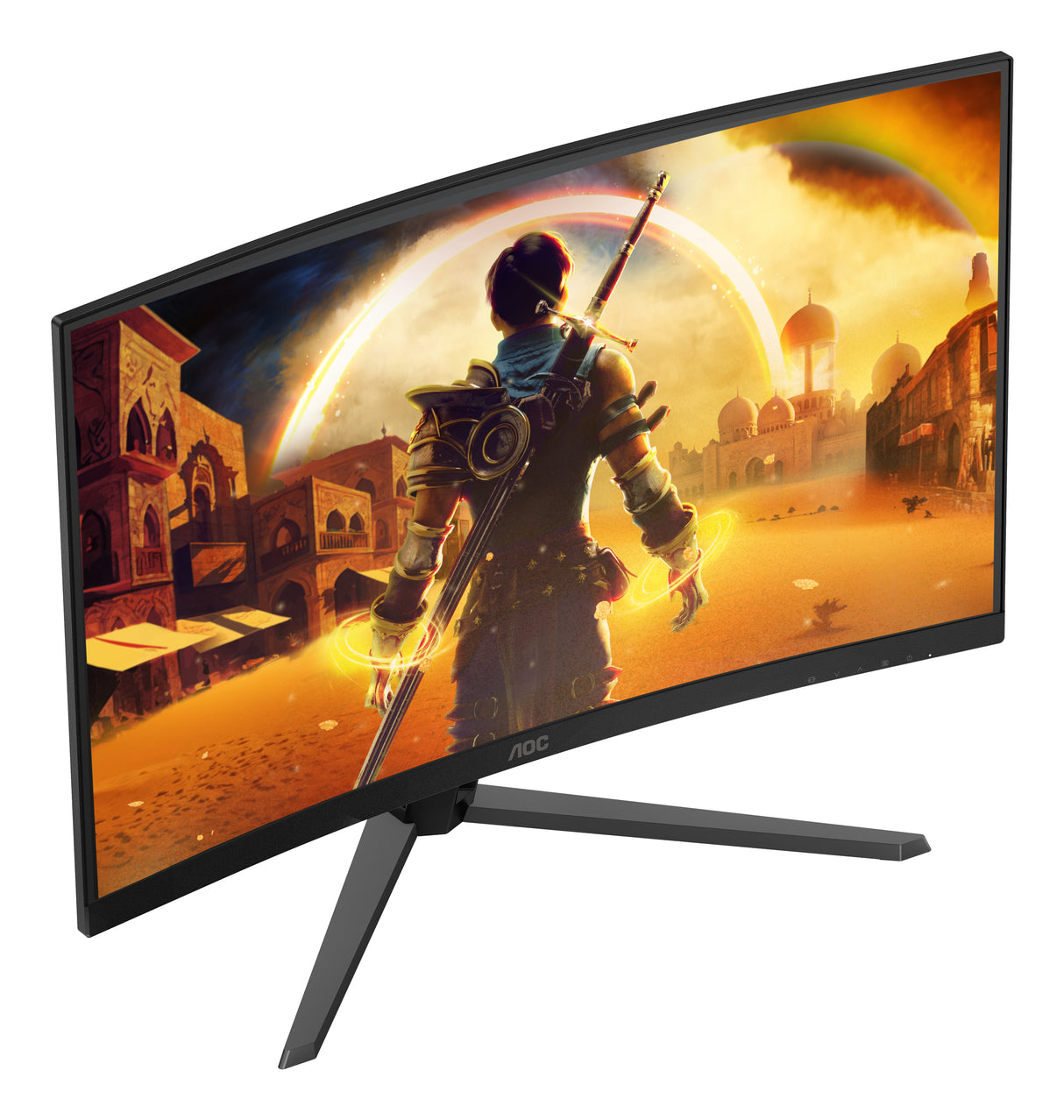 AOC G4 C32G42ZE computerskærm 80 cm (31.5") 1920 x 1080 pixel Fuld HD LED Sort, Rød