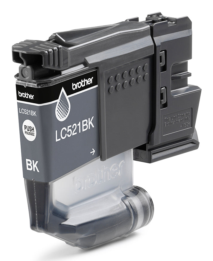 Brother LC521BK blækpatron 1 stk Original Sort