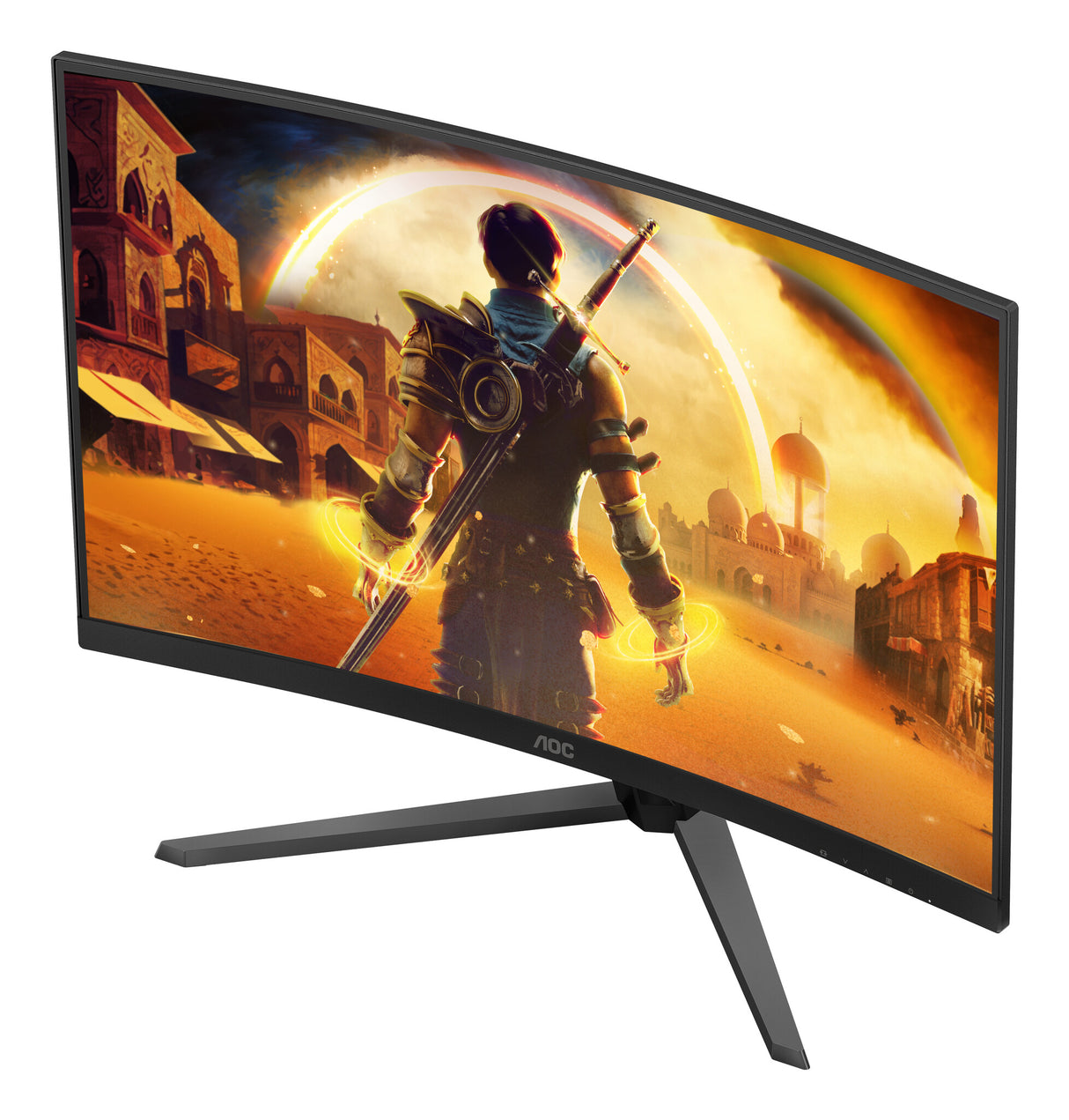 AOC G4 C32G42ZE computerskærm 80 cm (31.5") 1920 x 1080 pixel Fuld HD LED Sort, Rød
