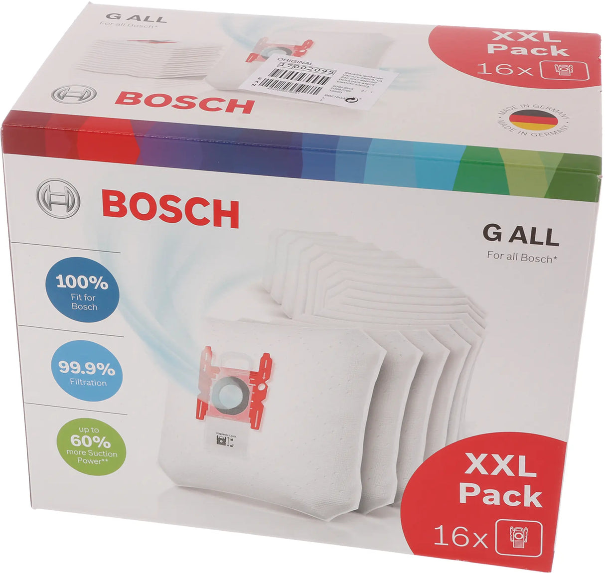 Bosch BBZ16GALL støvsuger tilbehør & forsyning Støvpose Beholder vakuum