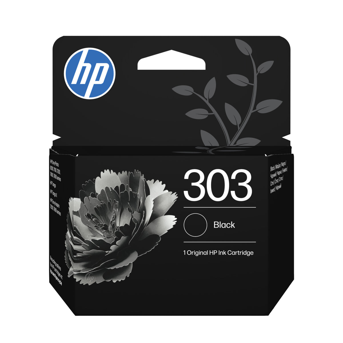 HP 303 Sort 200 sider Blæk T6N02AE