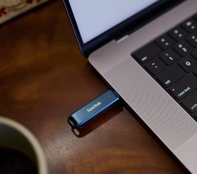 SanDisk Phone Drive 128GB USB-C / Apple Lightning USB stick Blå