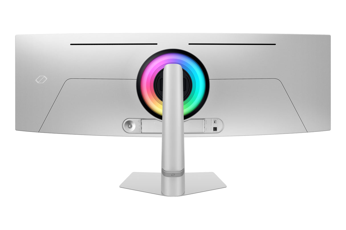Samsung G93SC computerskærm 124,5 cm (49") 5120 x 1440 pixel Dual QHD OLED Sølv