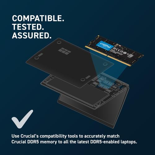 Crucial CT32G56C46S5 memory module 32 GB 1 x 32 GB DDR5 262-pin SO-DIMM