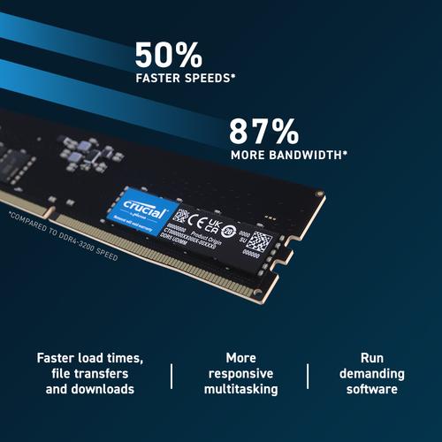 Crucial CT32G56C46U5 memory module 32 GB 1 x 32 GB DDR5 288-pin DIMM