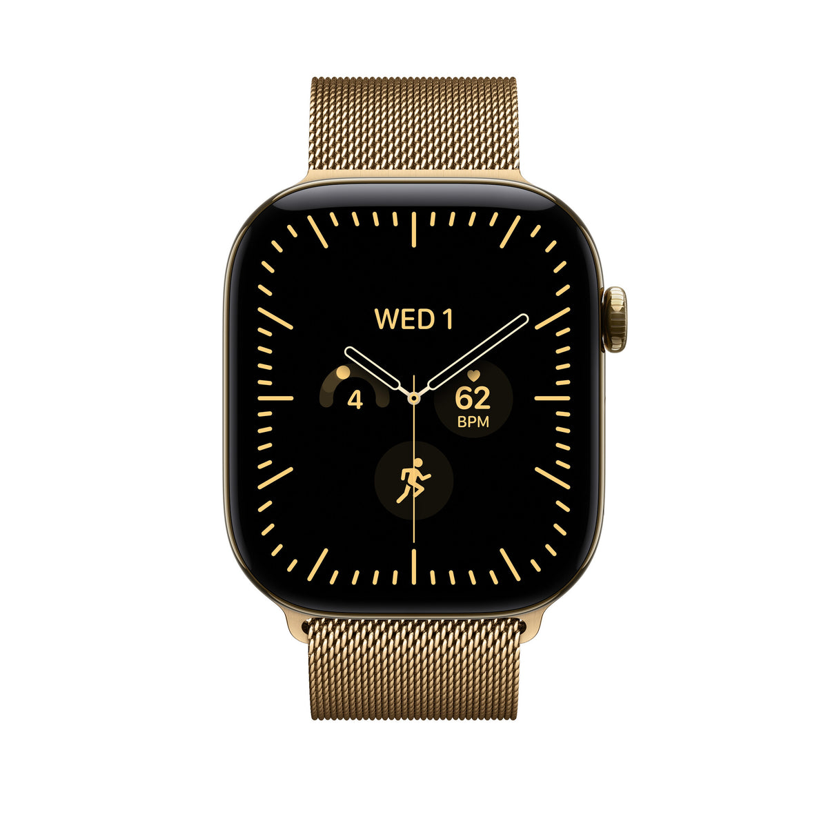 Apple 46mm Radiant Gold Milanese Loop - M/L