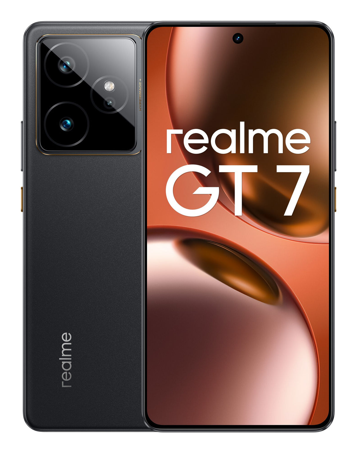 realme GT 7 17,2 cm (6.78") Dual SIM Android 15 5G USB Type-C 12 GB 512 GB 7000 mAh Sort