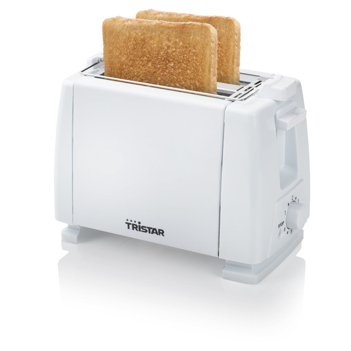 Tristar BR-1009 brødrister 6 2 skive(r) 650 W Hvid