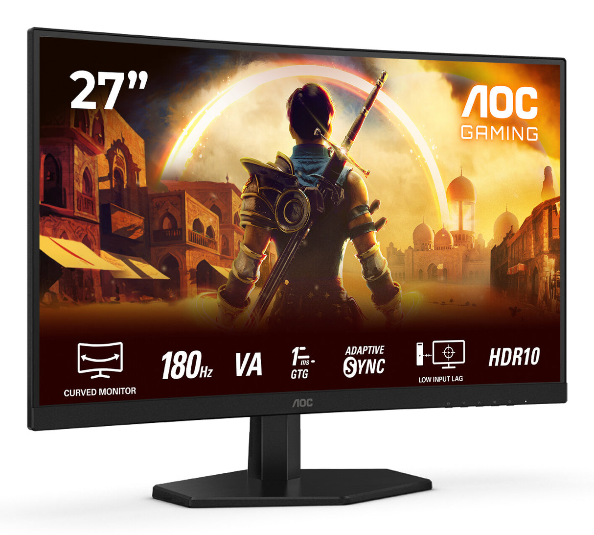 AOC G4 C27G42E computerskærm 68,6 cm (27") 1920 x 1080 pixel Fuld HD LED Sort, Rød