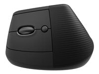 Logitech Lift Vertical Ergonomic Mouse Optisk Trådløs Sort