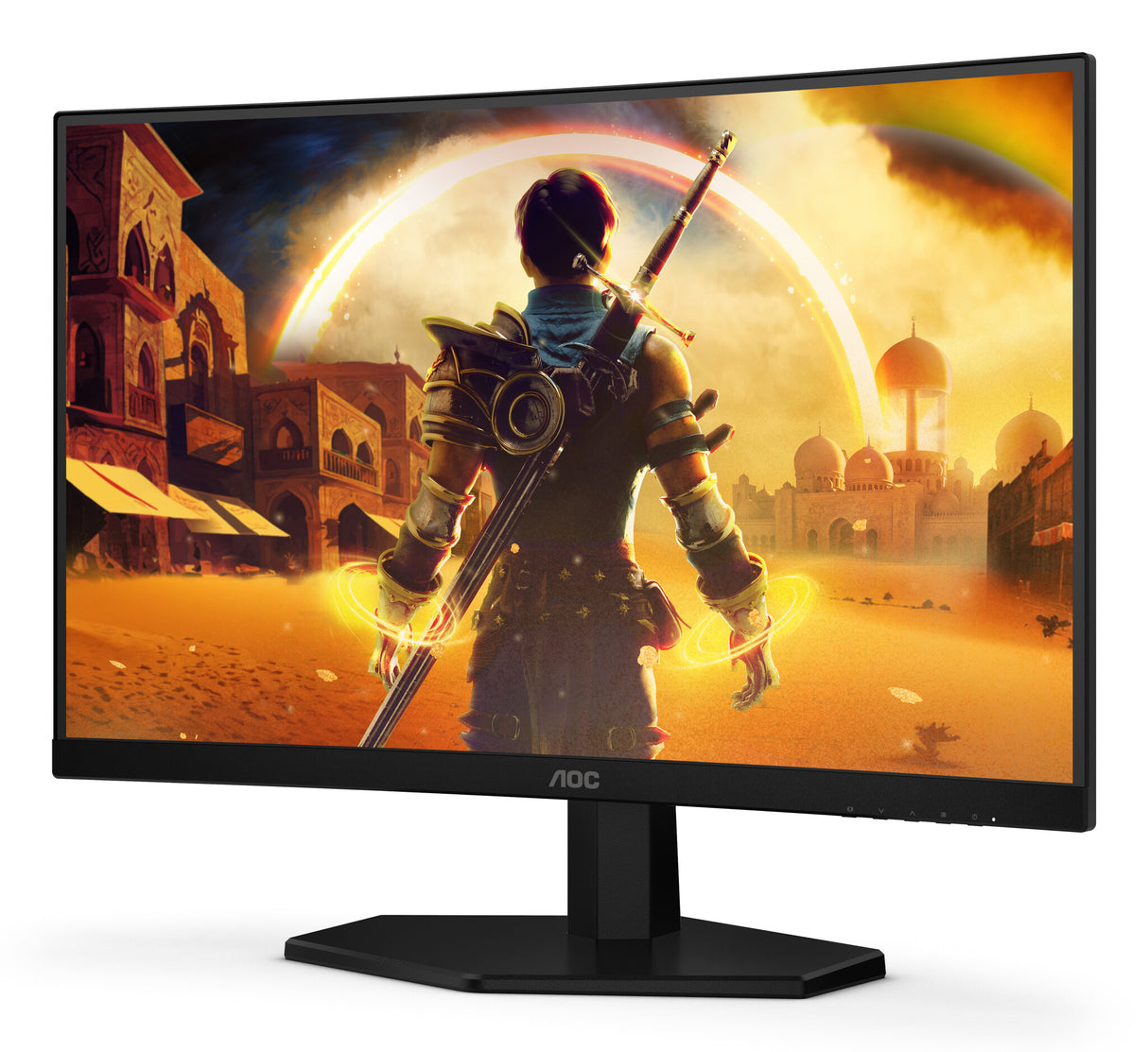 AOC G4 C24G42E computerskærm 59,9 cm (23.6") 1920 x 1080 pixel Fuld HD LED Sort, Rød
