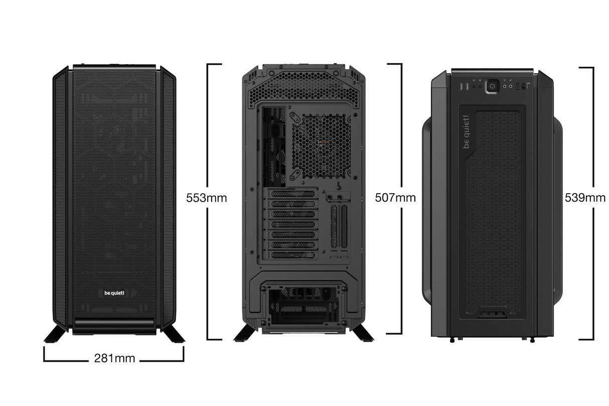 be quiet! Silent Base 802 Black Midi Tower Sort