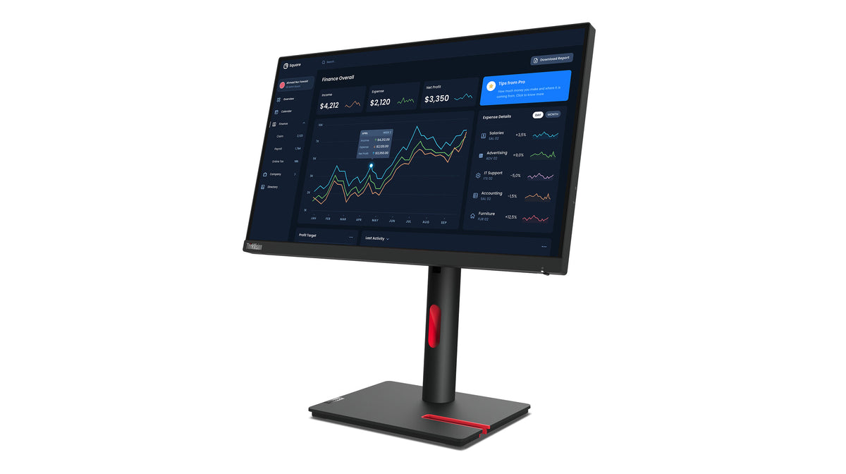 Lenovo ThinkVision T22i-30 21.5 IPS 1920 x 1080 (Full HD) VGA (HD-15) HDMI DisplayPort 60Hz