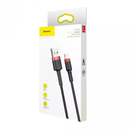 Baseus CALKLF-A19 Lightning kabel 0,5 m Sort