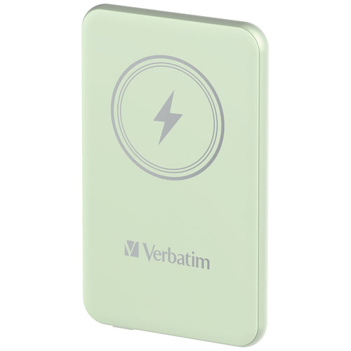 Verbatim Charge 'n' Go Lithium polymer (LiPo) 5000 mAh Trådløs opladning Grøn