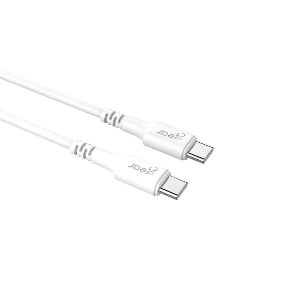 Gear Opladningskabel USB-C til USB-C 2.0 0,5 m Hvid