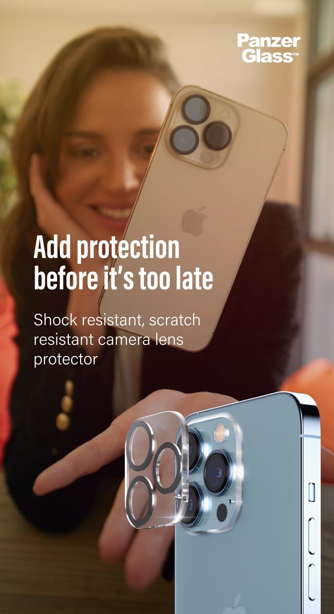 PanzerGlass ® PicturePerfect Kameralinsebeskytter iPhone 13 | Mini