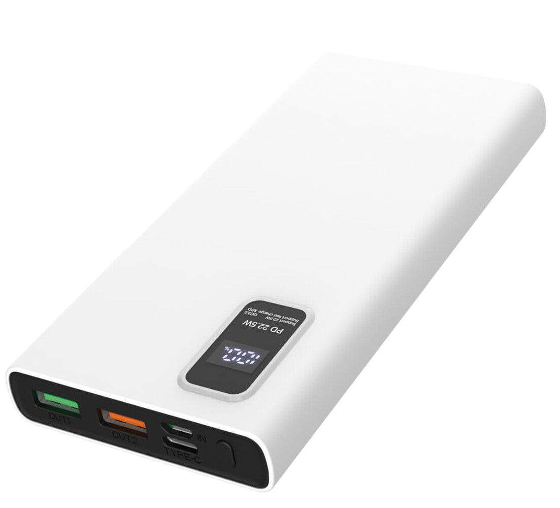 Platinet PMPB10WQC726W powerbank Lithium polymer (LiPo) 10000 mAh Hvid