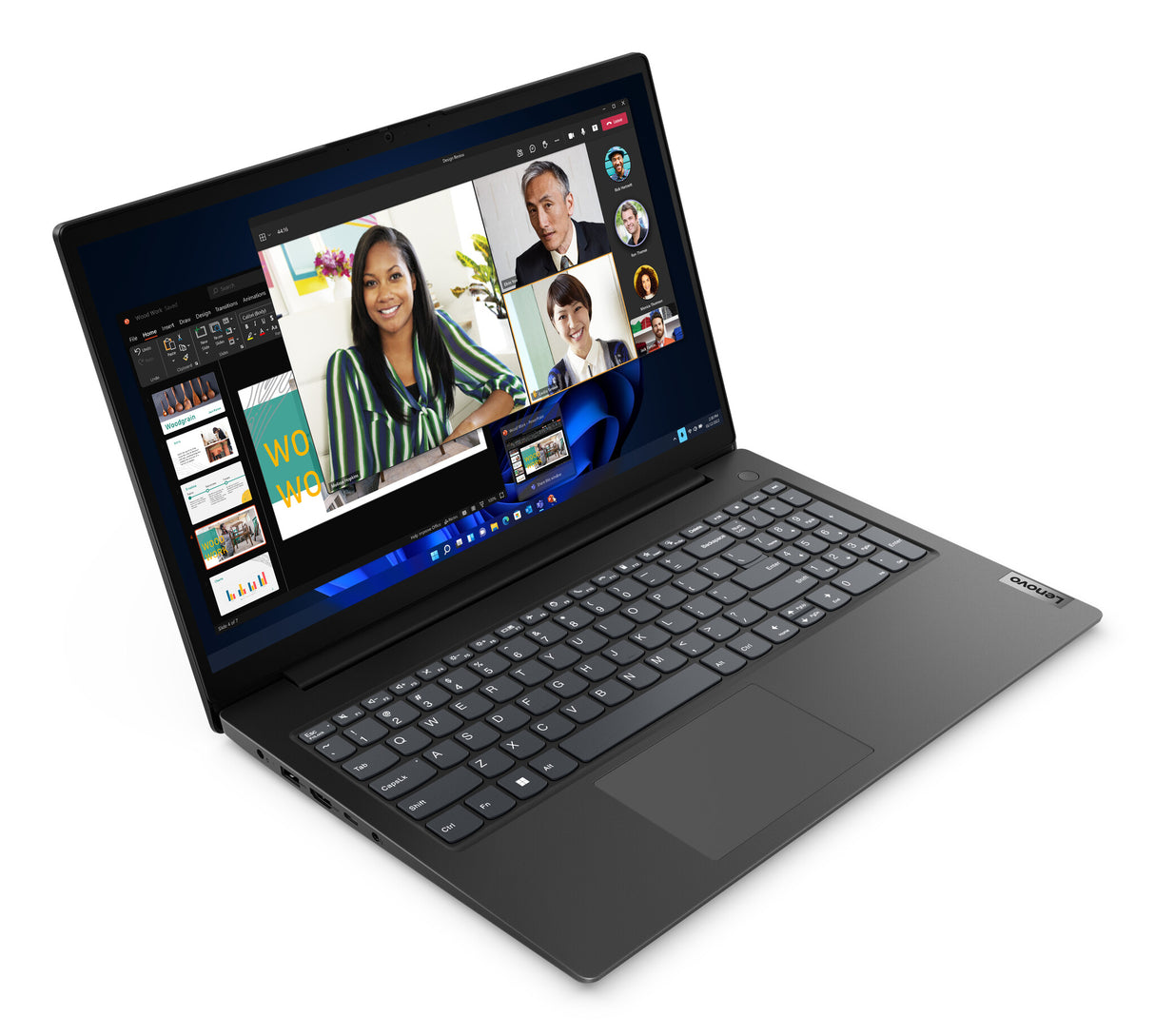 Lenovo V15 G4 IRU Intel® Core™ i5 i5-13420H Laptop 39,6 cm (15.6") Fuld HD 16 GB DDR4-SDRAM 512 GB SSD Wi-Fi 6 (802.11ax) Windows 11 Home Nordisk Sort