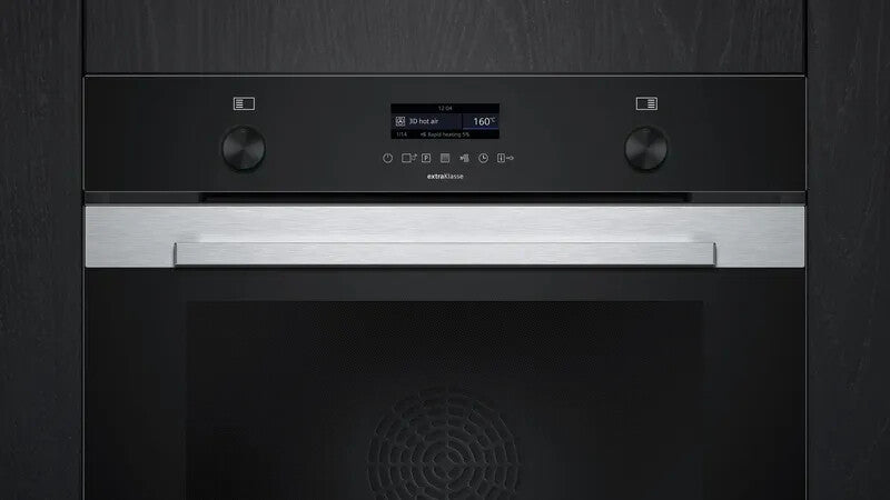Siemens iQ500 HQ379G6S7 ovn 71 L Sort