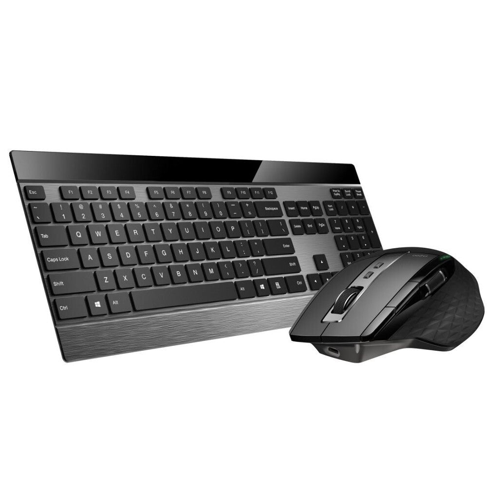 Rapoo 9900M tastatur Mus inkluderet Universel RF trådløs + Bluetooth Nordisk Sort