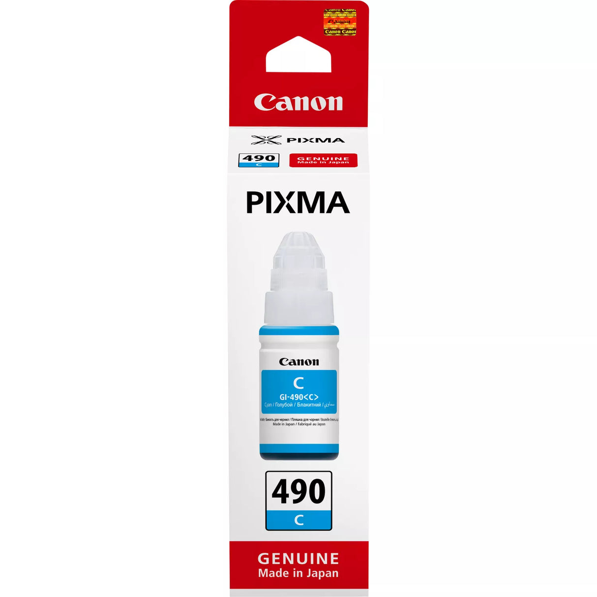 Canon GI 490 C Cyan 7000 sider Blækrefill 0664C001
