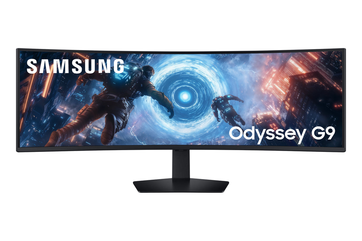 Samsung G91F computerskærm 124,5 cm (49") 5120 x 1440 pixel Dual QHD LCD Sort