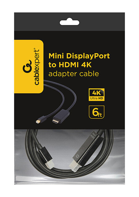 Gembird *Mini DisplayPort cable to HDMI 4K 1.8m 1,8 m