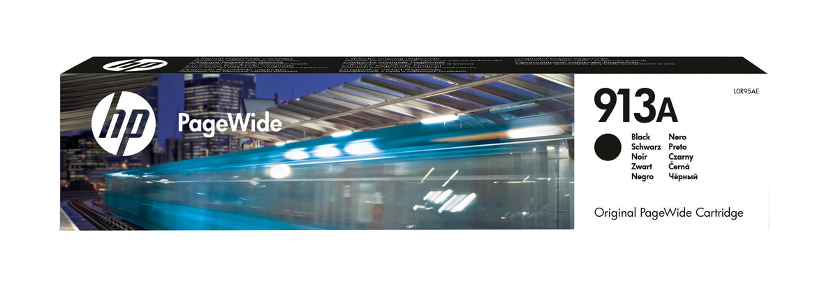 HP 913A Sort 3500 sider Blæk L0R95AE