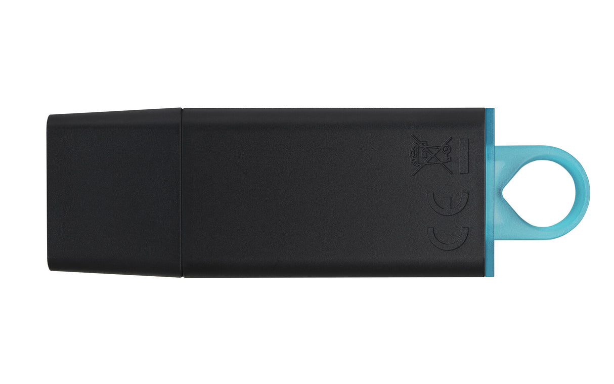 Kingston Technology DataTraveler Exodia USB 3.2 Flash-drev (sort + turkis) - 2 stk