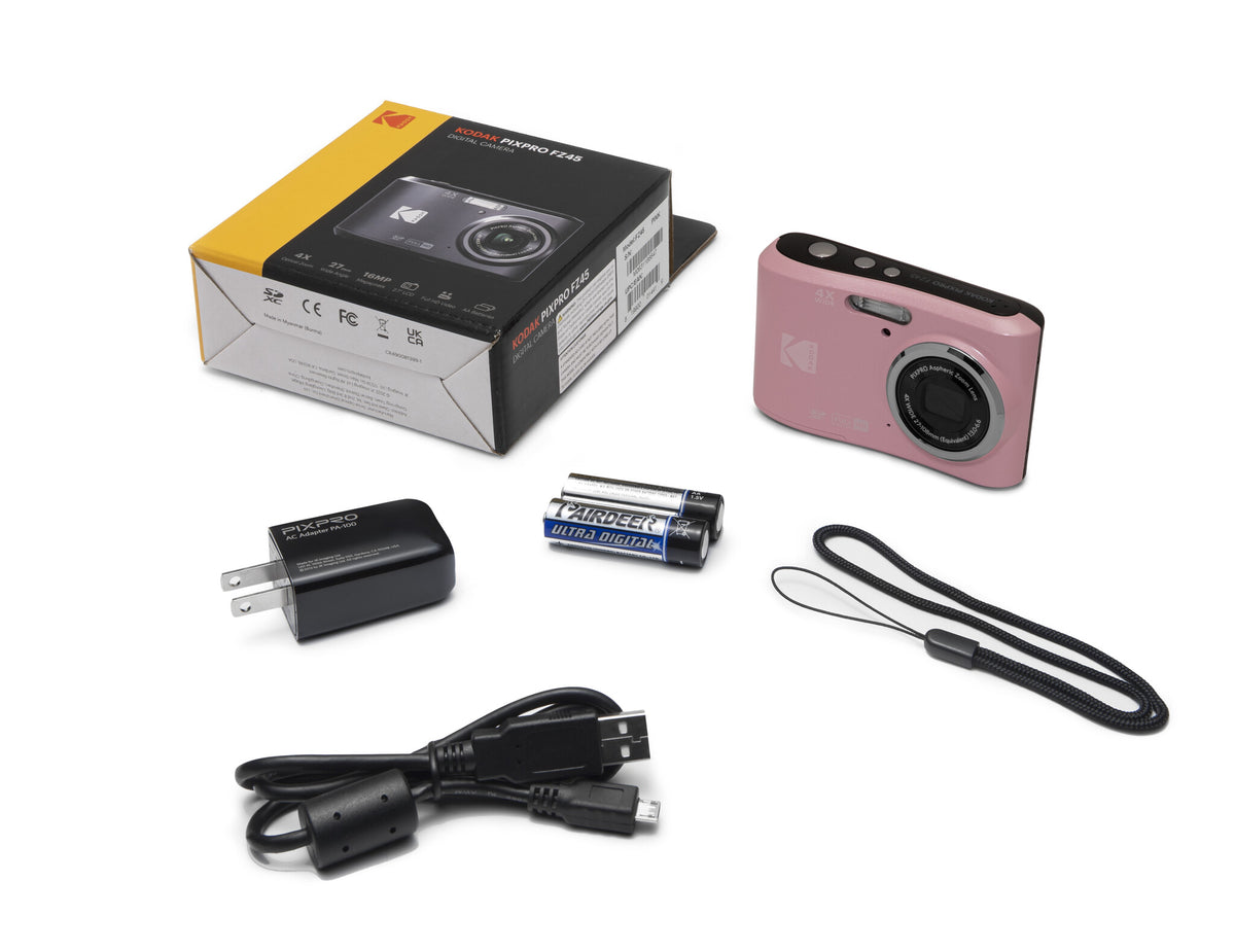 Kodak PIXPRO FZ45 1/2.3" Compact camera 16 MP CMOS 4608 x 3456 pixels Pink