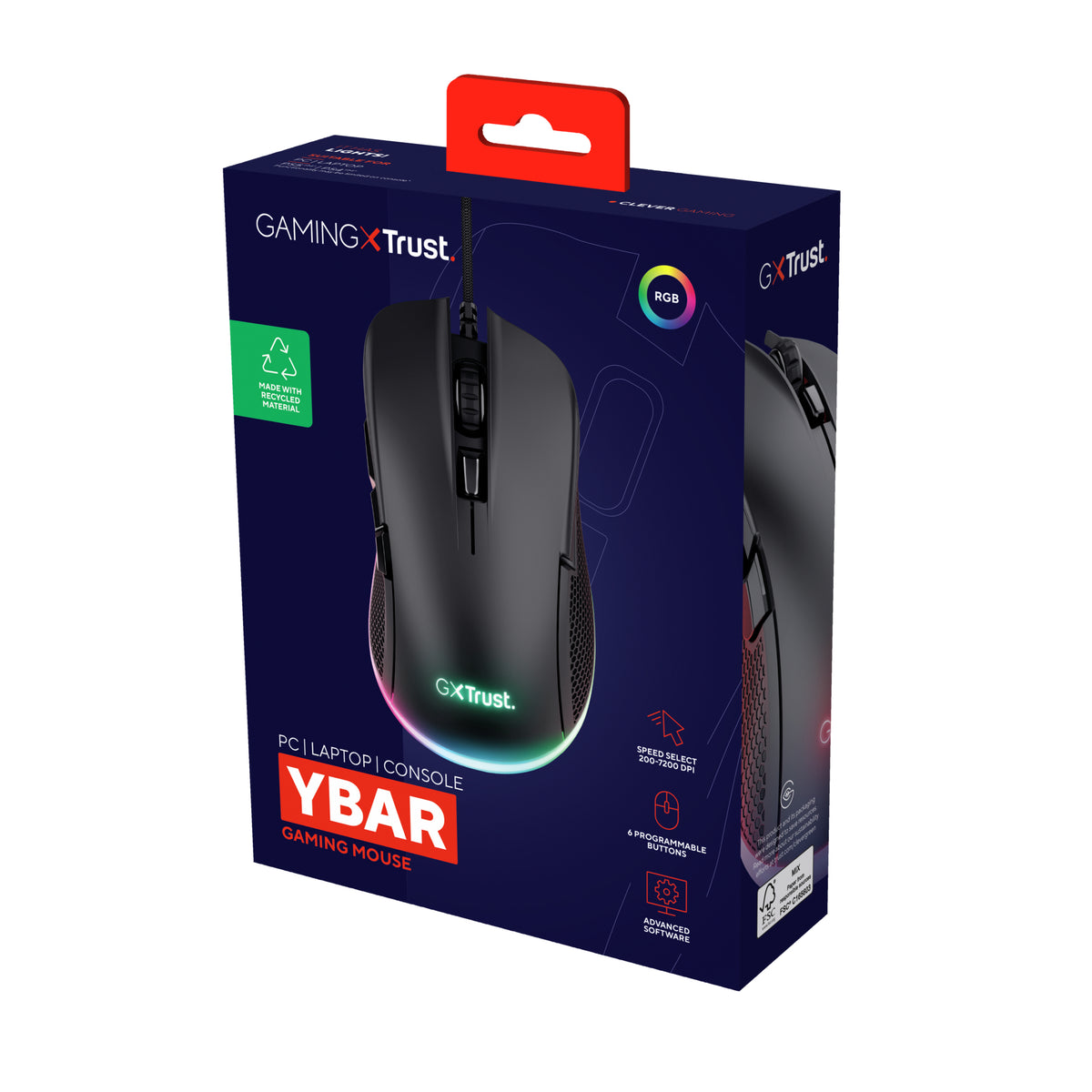 Trust GXT922 Ybar eco 302417 gaming mus