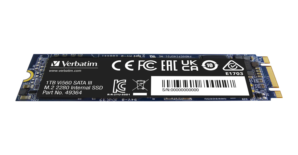 Verbatim Vi560 S3 1 TB M.2 Serial ATA III 3D NAND