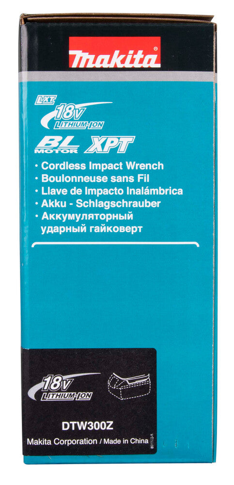 Makita DTW300Z Slagnøgle 18V Batteri og lader ikke inkluderet