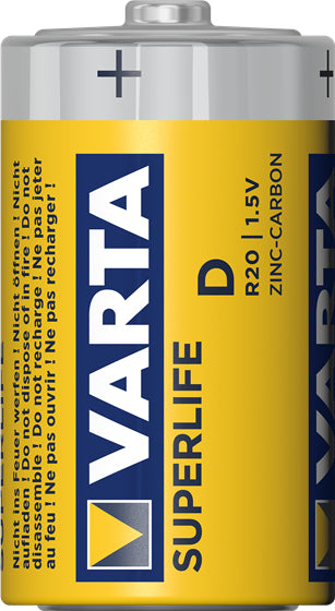 Varta Superlife D-type Standardbatterier