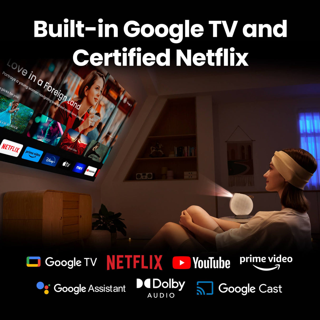 BenQ GV50 DLP-projektor Full HD USB-C HDMI