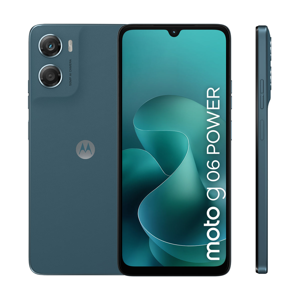 Motorola moto g06 power 17,5 cm (6.88") Dual SIM Android 15 4G USB Type-C 4 GB 64 GB 7000 mAh Blå