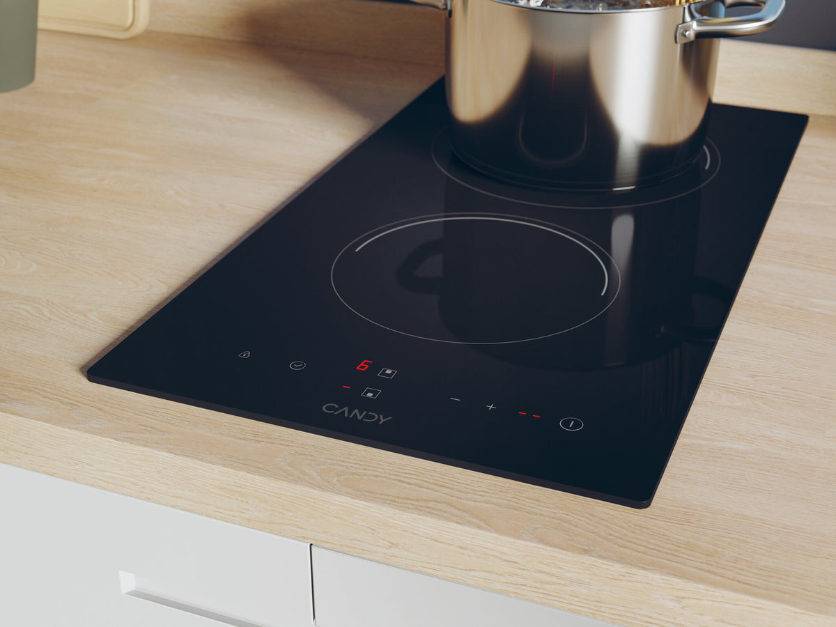 Candy Idea CDH30 Black Built-in 28.8 cm Ceramic hob 2 zone(s)