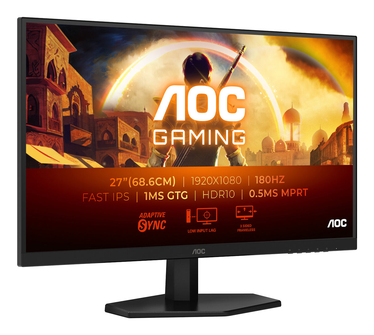 AOC G4 27G42E computerskærm 68,6 cm (27") 1920 x 1080 pixel Fuld HD LCD Sort