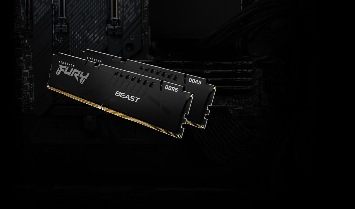 Kingston Technology FURY Beast 16GB 5600MT/s DDR5 CL36 DIMM (sæt med 2) Black EXPO